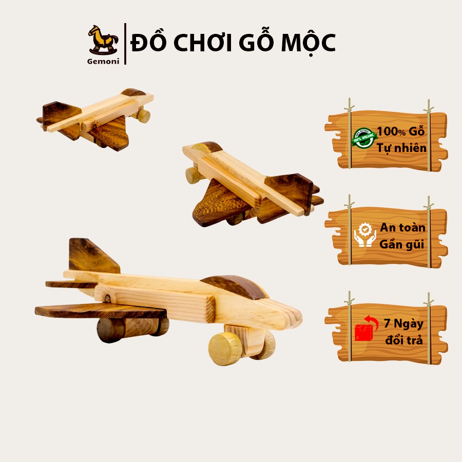 Mô Hình Đồ Chơi Xe Đua F1 Bằng Gỗ Tự Nhiên Gemoni