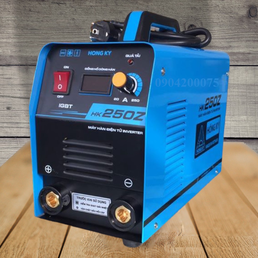 Máy hàn inverter Hồng Ký - HK250Z (IGBT) quý khách lựa chọn máy "không" hoặc "có" phụ kiện