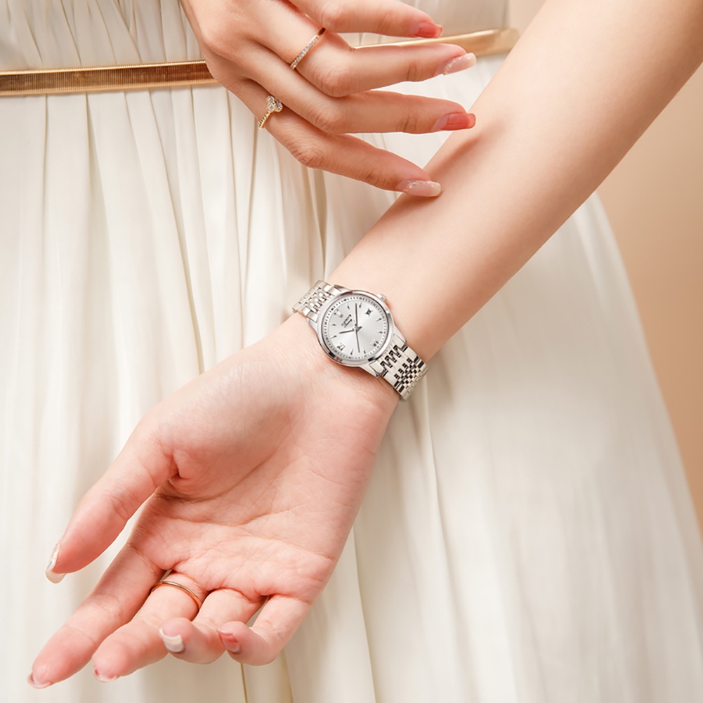 PLAYBOY  đồng hồ nữ dây thép  chính hãng chống nước thời trang mới 5556