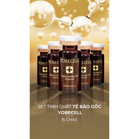 Set Tinh Chất Tế Bào Gốc  YobeCell - Yobe Giúp Tái Tạo Da, Ngăn Ngừa Lão Hóa