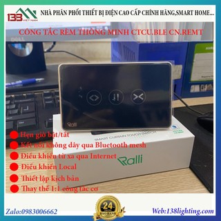 Công tắc rèm cảm ứng thông minh rạng đông model rd-ct03.ble.rem