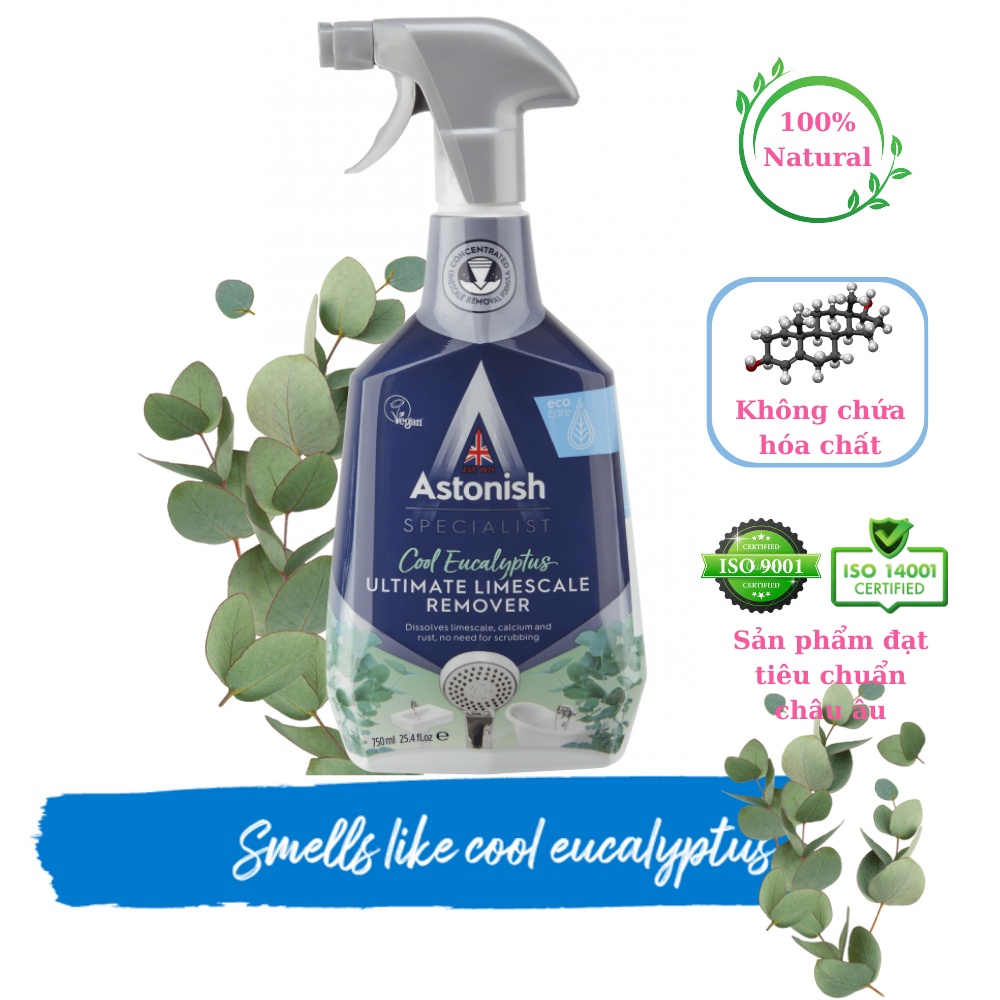 Bình xịt vệ sinh nhà tắm Astonish C6940