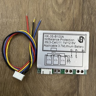 Mạch bảo vệ pin cân bằng điện áp cho lifepo4/Pin sắt phosphate 32650 3.2v/ 3.7v HX-4s-B100a (Bản tiếng Anh)