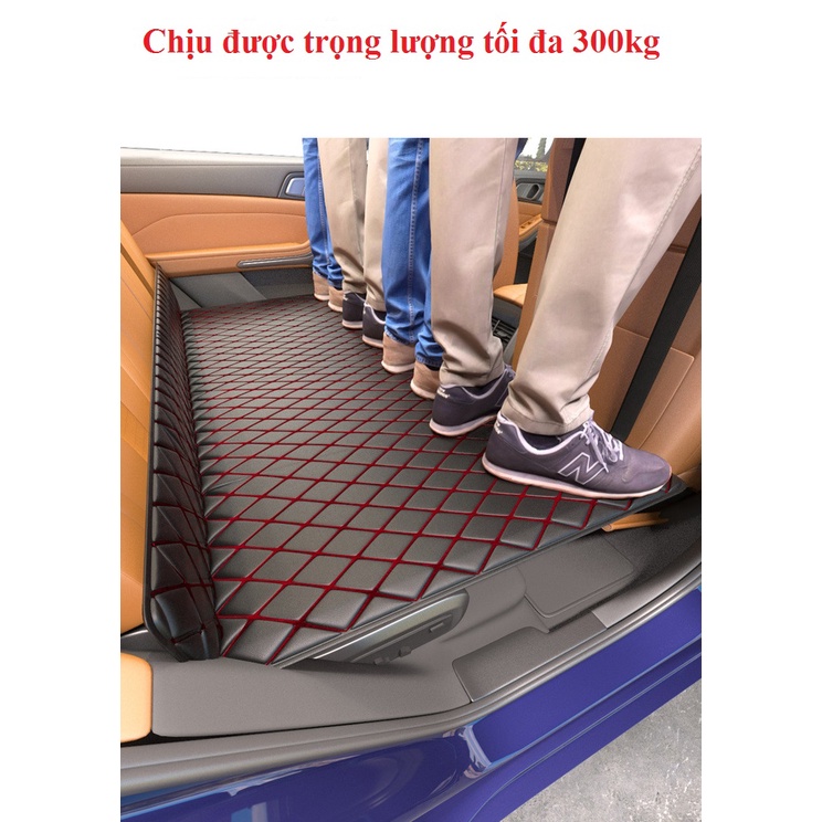 ĐỆM HƠI Ô TÔ, XE HƠI CAO CẤP , có vách tựa an toàn 2 bên - Bộ gôm đệm, gối, bơm, miếng vá