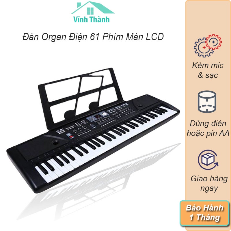 Đàn Piano Đàn Điện Đàn Electronic Keyboard Đàn 61 phím kèm mic