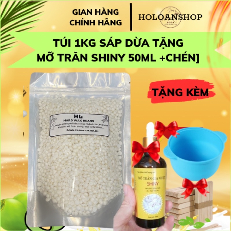 1 KÍ SÁP DỪA SIÊU BÁM LÔNG LOẠI 1, Tặng KÈM 1 CHÉN, 1 Mỡ 10Ml, QUÀ VÀ QUE