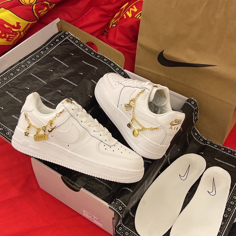 GIÀY AF’1 DÂY XÍCH VÀNG LAI AU CAO CẤP [ Full Box + Free Ship ]