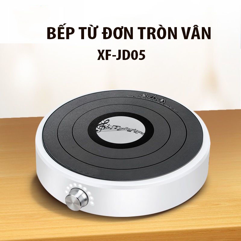 Bếp Điện Từ, Bếp Từ Tròn Cơ Công Suất 2200W, Bếp Từ Đơn Nhỏ Gọn Tiết Kiệm Điện