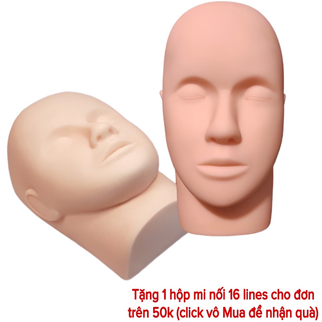 Đầu manocanh học nối mi (dụng cụ nối mi)
