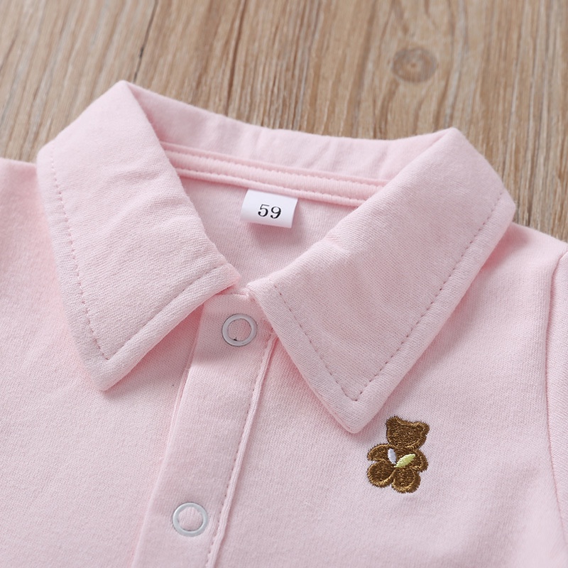 Áo Body Polo Thêu Gấu Chất Đẹp Cho Bé - Phom rộng