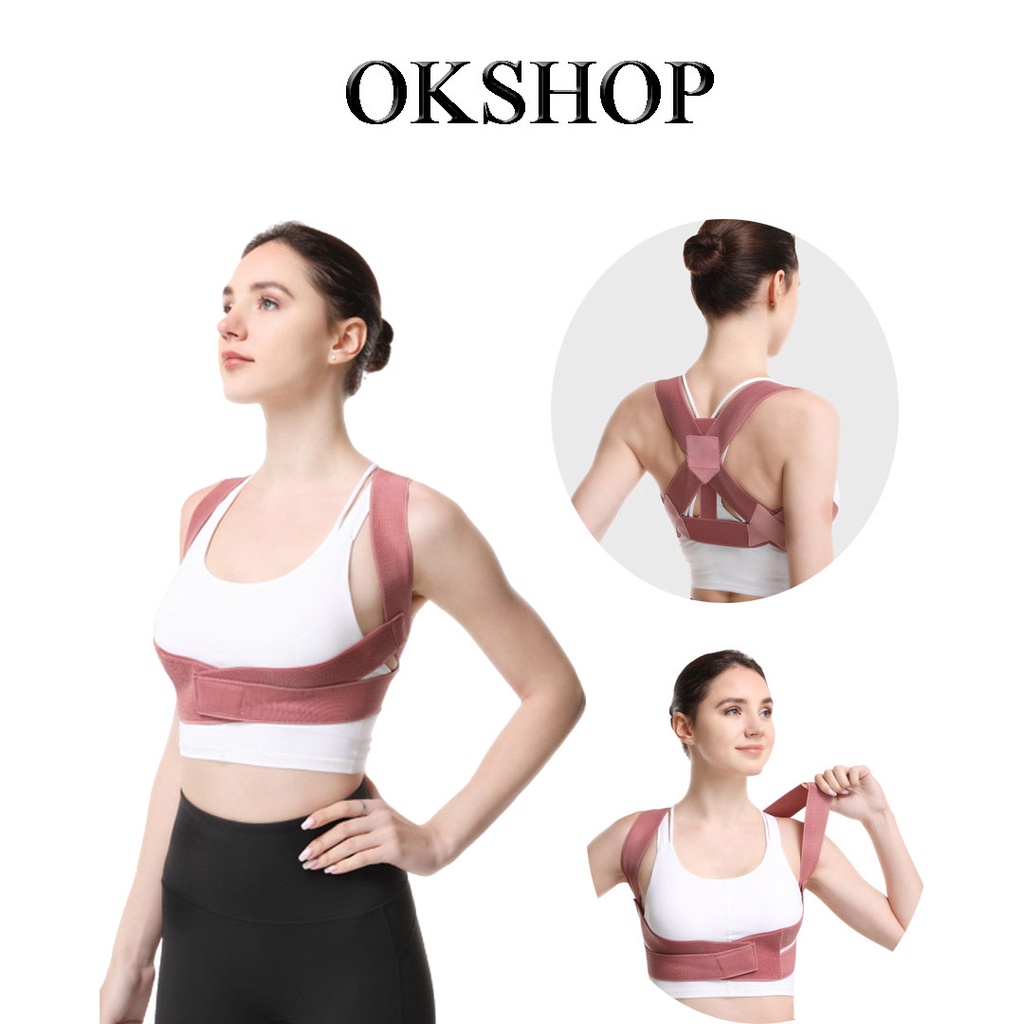 Đai bảo vệ vòng 1 JUSTFIT khắc phục gù lưng, chống gù lưng, định hình thẳng lưng khi tập gym, yoga ( okshop )