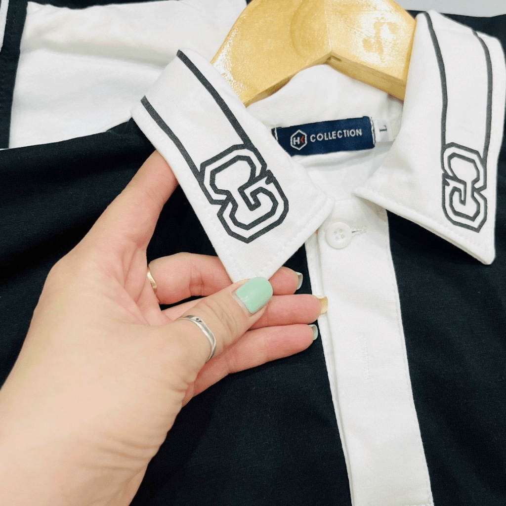 Áo Thun Nam Cổ Trụ Vải Cotton Mềm Mát 2 Màu Trẻ Trung Lịch Lãm NEW UNISEX