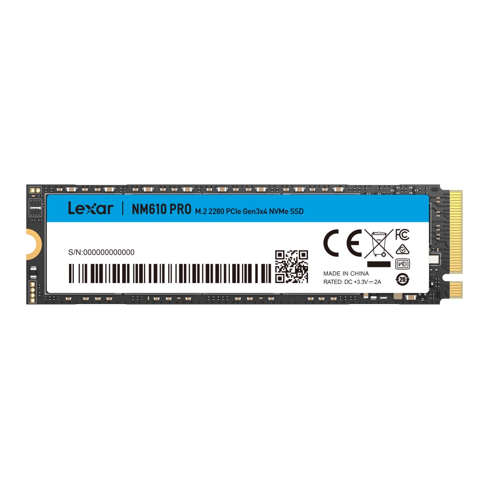 Ổ cứng SSD Lexar NM610PRO 500GB NVMe M2- LNM610P500G-RNNNG - New - Chính Hãng BH 36 Tháng | BigBuy360 - bigbuy360.vn