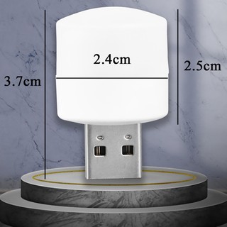 Đèn Ngủ Mini Hình Tròn Bóng LED - Cổng USB