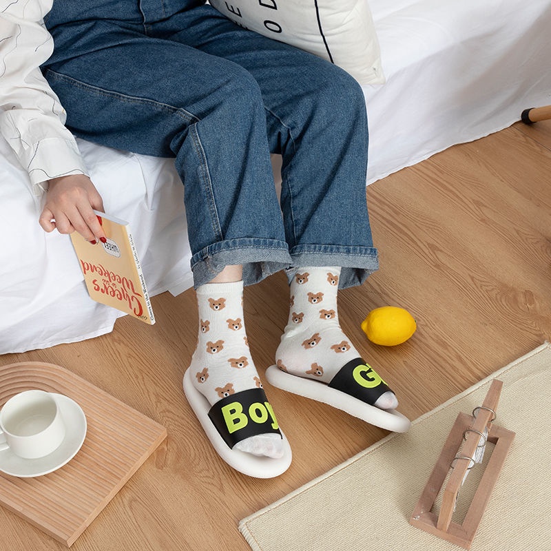 ISAHINI Giày dép nữ Dép Đi Trong Nhà giày thoải mái không trơn trượt 07Z021102