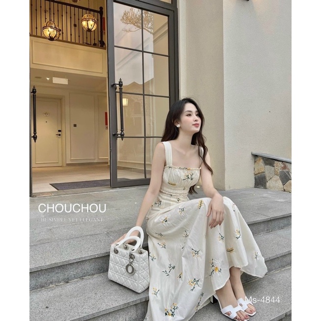 Sét váy thêu hoa zara