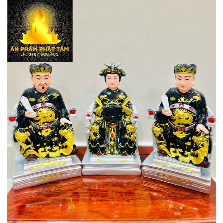 Bộ tượng Táo Quân 3 vị 30cm