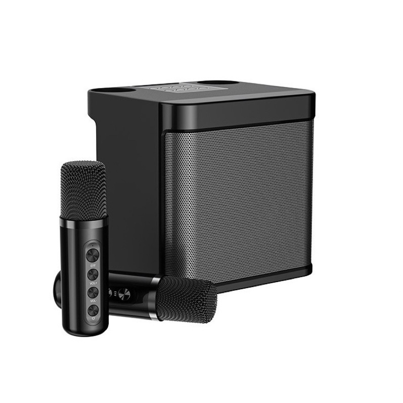 Loa Karaoke Bluetooth YS 203 Kèm 2 Micro Không Dây Siêu Hay, Mới 2022
