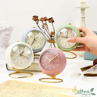 Đồng hồ để bàn- đồng hồ trang trí báo thức phong cách vintage