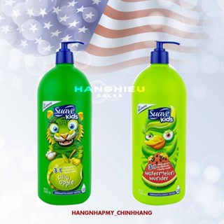  Sữa Tắm Gội Xả 3 In 1 Suave Kids 1.18L Với 2 Mùi Trái Cây 
