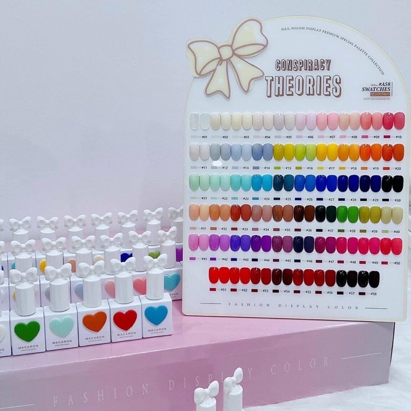 Set sơn gel macaron 58 màu_ hàng chuẩn chính hãng