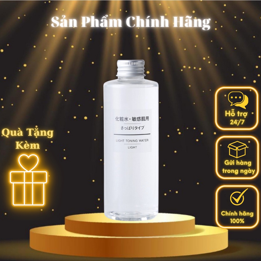 Nước Hoa Hồng Toner Muji Light Toning Water Cân Bằng Da 200ml - XHI