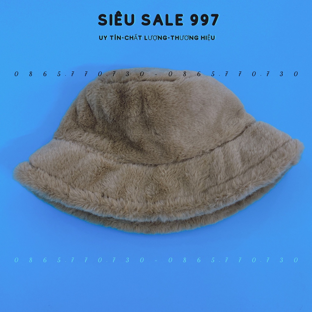 MŨ TAI BÈO QUẢNG CHÂU TRƠN CHẤT LÔNG THỎ MỊN MỀM MẠI THỜI TRANG NỮ CÓ DÂY ĐIỀU CHỈNH