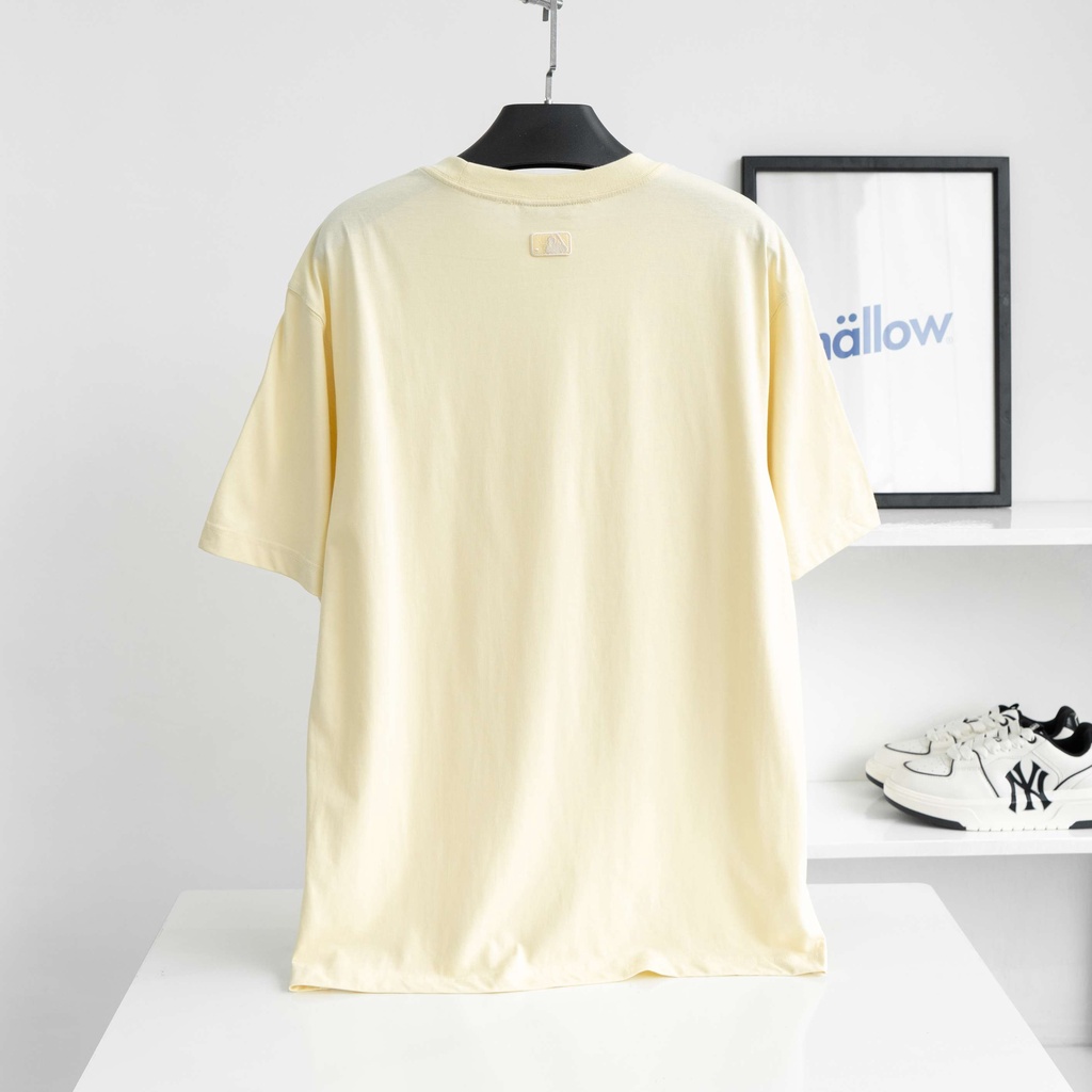 Áo phông M/L/B logo nhỏ basic 4 màu phong cách Hàn Quốc