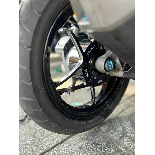 Mâm đúc CNC ngôi sao 566 gắn vario 150/click