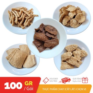 Thực phẩm chay Gà Heo Sườn Cá Bò túi 100gr nhiều vị làm từ đậu nành