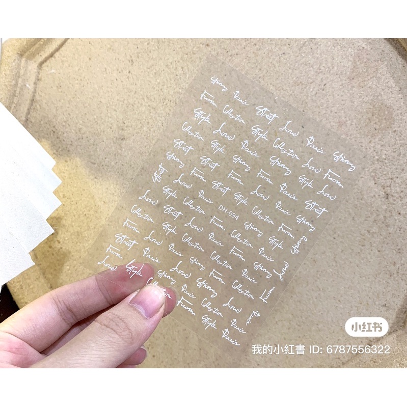 Sticker hình dán nail mẫu mới