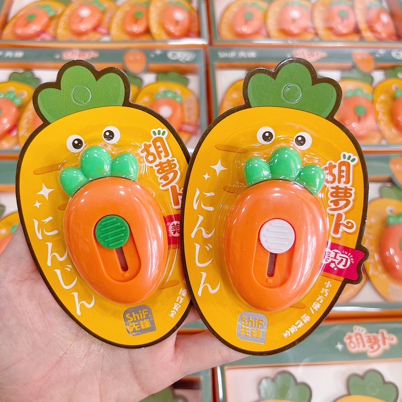 Dao Rọc Giấy Mẫu Cà Rốt/Đám Mây/Bánh Quy Đính Charm Siêu Cute