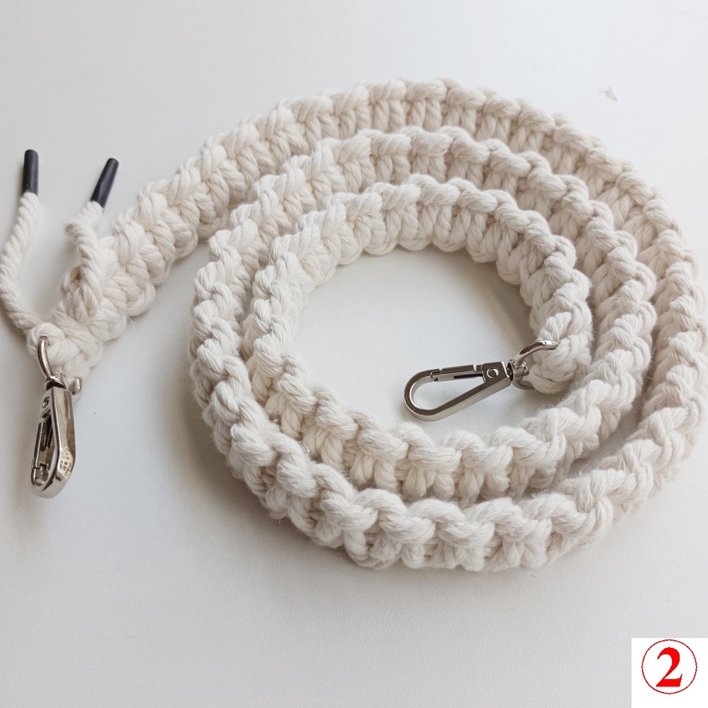 Dây Đeo Túi Xách Bằng Cotton Dệt Tay Độc Đáo Thời Trang