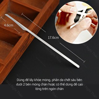 Bộ dụng cụ lấy khóe móng chân inox Nghi Thảo