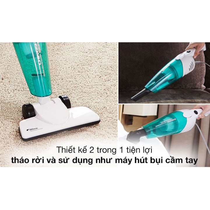 Máy hút bụi cầm tay xiaomi Deerma DX118C 12000Pa 3 loại đầu hút tiện lợi, tặng 1 đầu lọc  - Bảo hành 12 tháng
