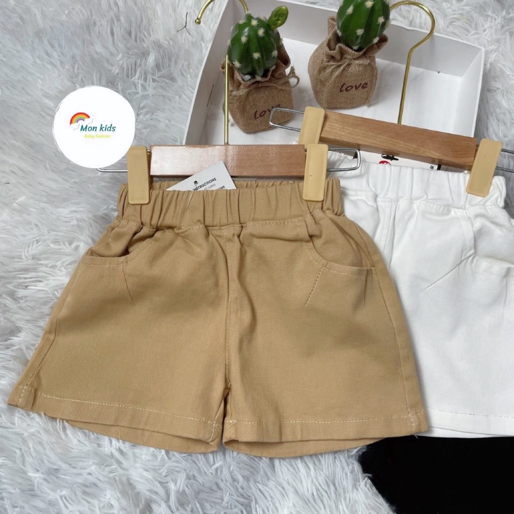 Thanh lý siêu rẻ, Quần kaki bé trai, quần short trẻ em, quân đùi bé trai Monkidsstore túi thật 8 -20kg