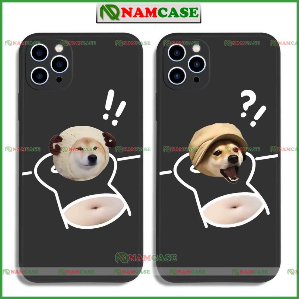 Ốp lưng iphone cặp đôi hoạt hình độc lạ chó mèo ngộ nghĩnh dễ thương đẹp cho ip 6/6s/7/8/X/XS/11/12/13/14 Pro Plus Max