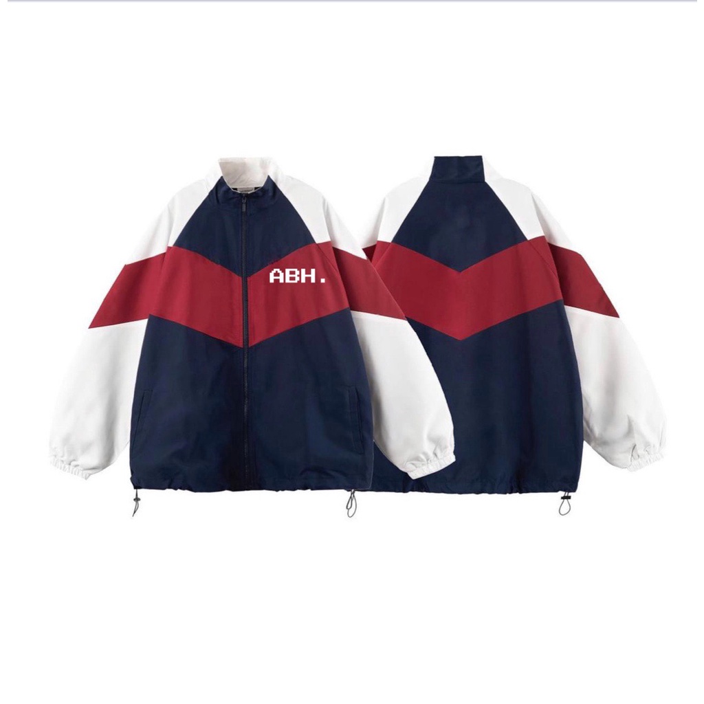 AB HOUSE - Áo khoác Jacket dù RED BLUE nam nữ