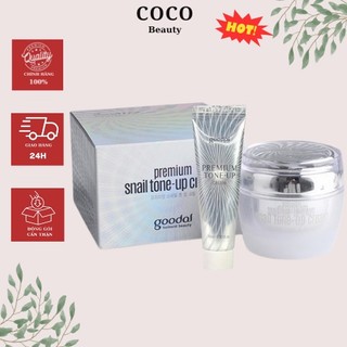 [CHÍNH HÃNG] Kem Dưỡng Da Cao Cấp Ốc Sên Goodal Premium Snail Tone Up Cream 30ml