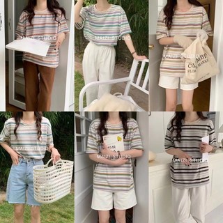 Áo thun KẺ HÀN QUỐC hàng loại 1 chất dày Cotton Unisex CHÒN CLOTHING [Ảnh thật]