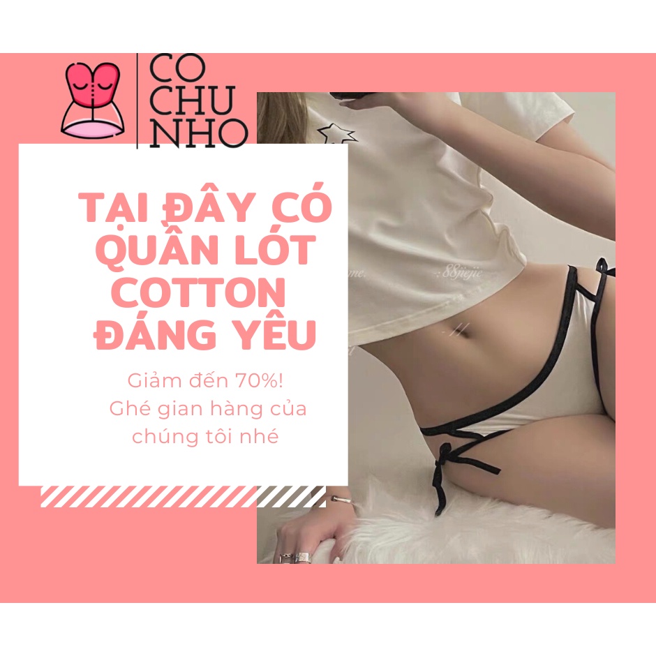CT007 - Quần lót tam giác nữ chất cotton thấm hút - cochunhoquan11