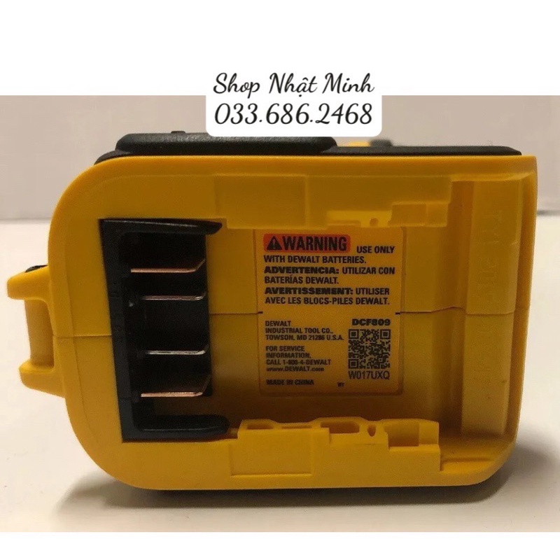 THÂN MÁY BẮN VÍT DEWALT DCF809b AUTOMIC 20V NHẬP USA