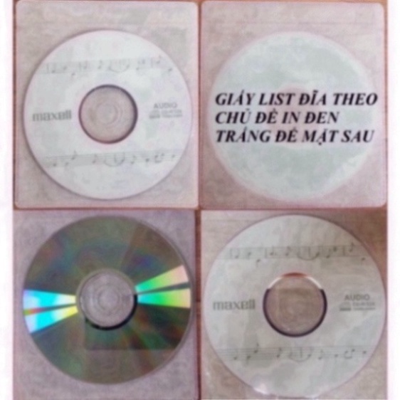 ĐĨA CD 292 -HAI AU CD - MONG THI 2 - TINH GAN TINH XA chất lượng cao