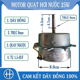 Motor quạt hơi nước quạt điều hoà