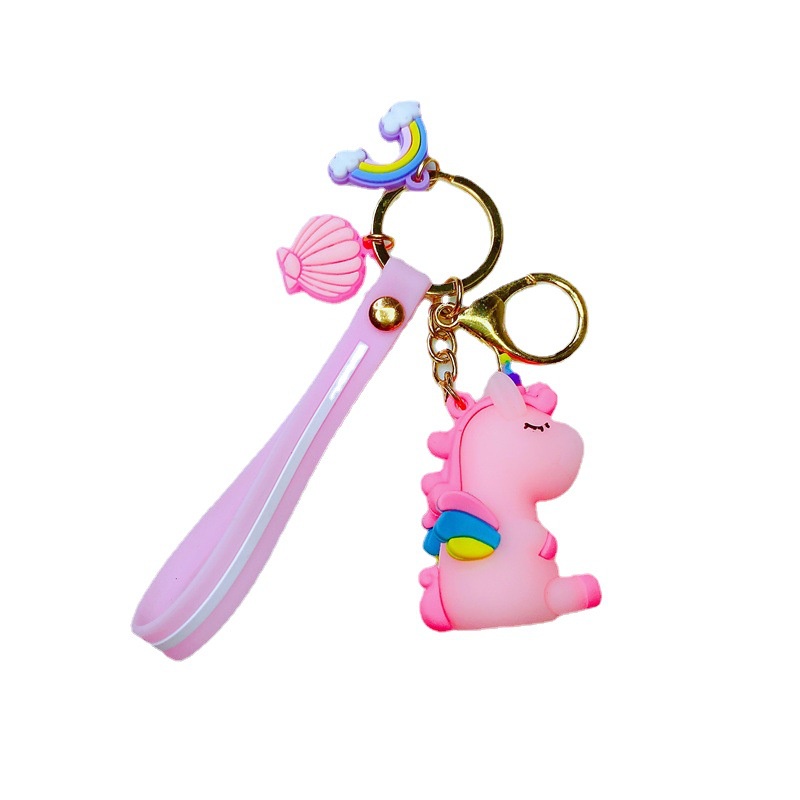 Móc khóa kỳ lân unicorn cao cấp đẹp cute hình thú dễ thương phụ kiện túi xách MK1 - Ladykiller