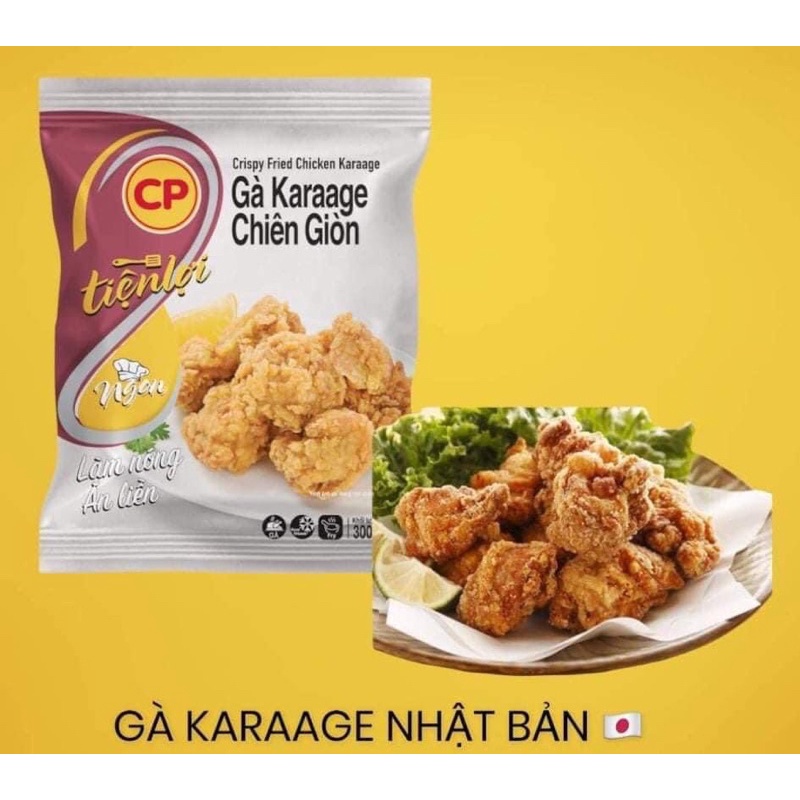 combo gà cp siêu hấp dẫn với 5món ( gà cuộn rong biểngà kara 300 ,tátu 300gr,nugget vòng 300gr,nugge