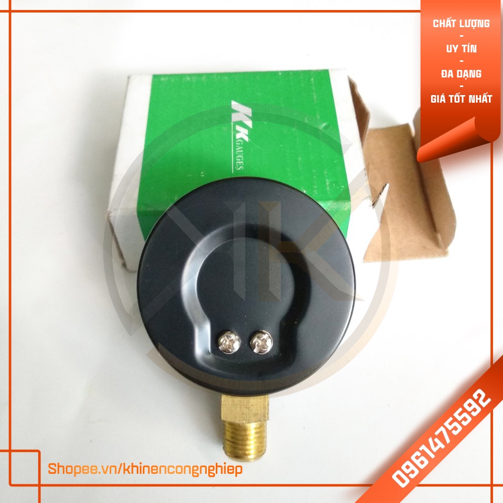 Đồng Hồ Hơi Đo Áp Suất KK Gauges Ø 63 từ 5 ~ 50 Kg