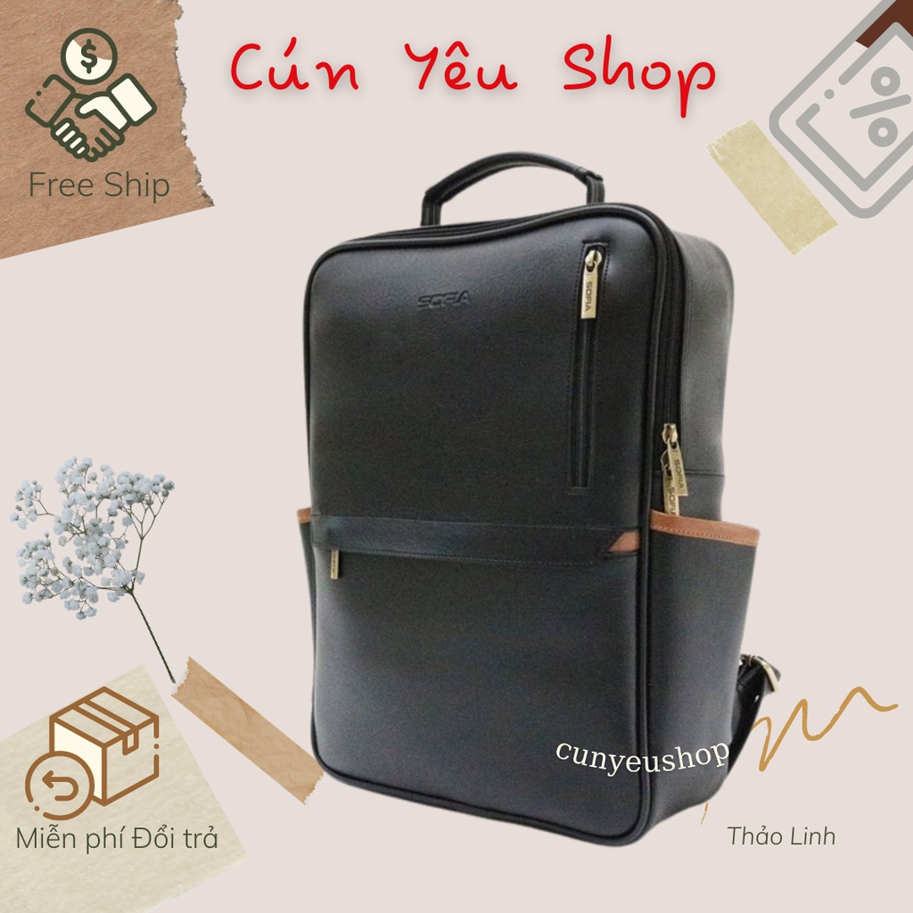 Balo BA145 Cunyeushop SOFIA laptop 15.6 inch bao bền