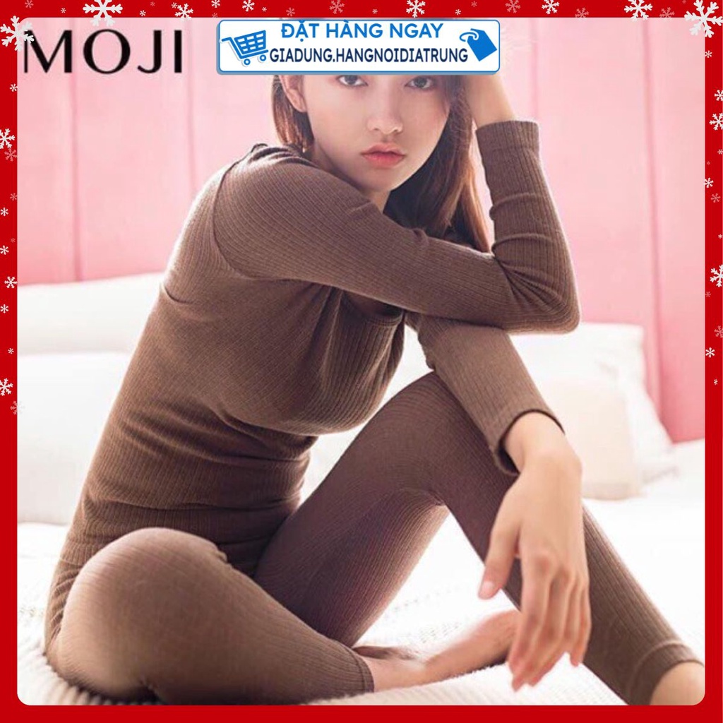 Bộ đồ ngủ giữ nhiệt nữ HENNY ROEFREESHIPbộ len tăm thu đông nữ bộ ngủ quảng chau ở nhà siêu ấm áp, co giãn 4 chiều