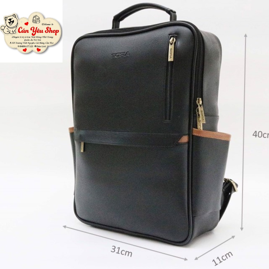 Balo BA145 Cunyeushop SOFIA laptop 15.6 inch bao bền